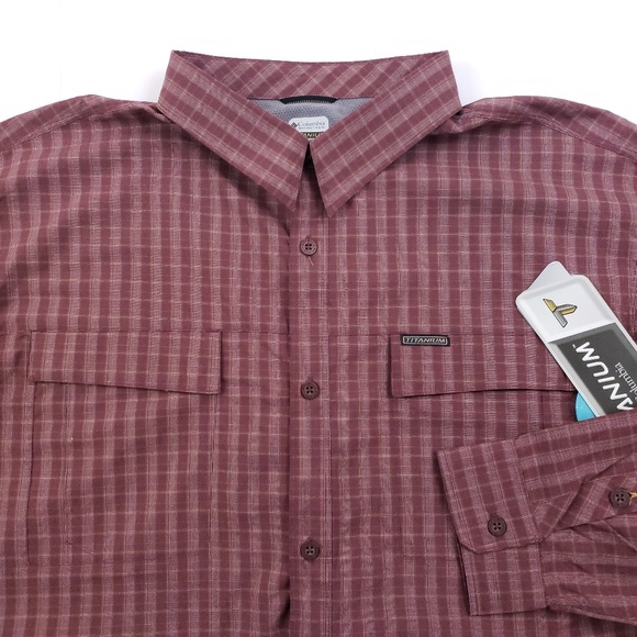 Columbia Other - Columbia Titanium Button Front Shirt Brick NWT